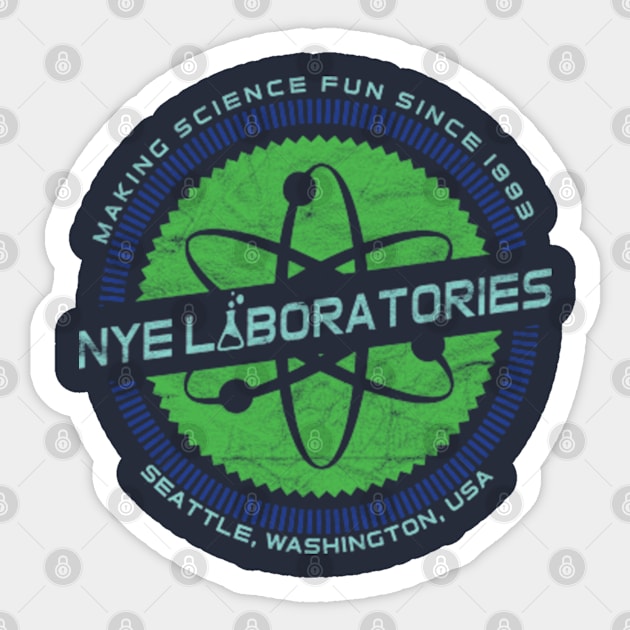 Nye Labs (Sounders) Sticker by Snomad_Designs